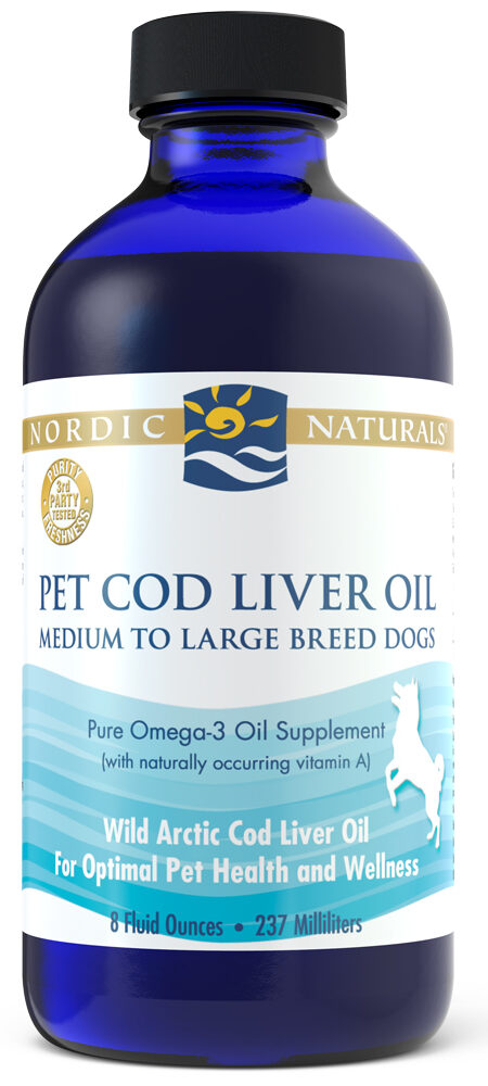 Nordic Naturals Pet Cod Liver Oil - Fish Oil for Dogs