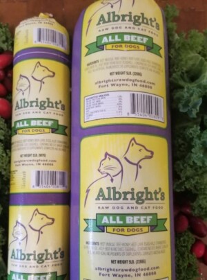 Albright's Beef Recipe for Dogs - Complete and Balanced Raw Dog Food - Denver Raw Dog Food - Colorado Raw Dog Food - Boulder Raw Dog Food