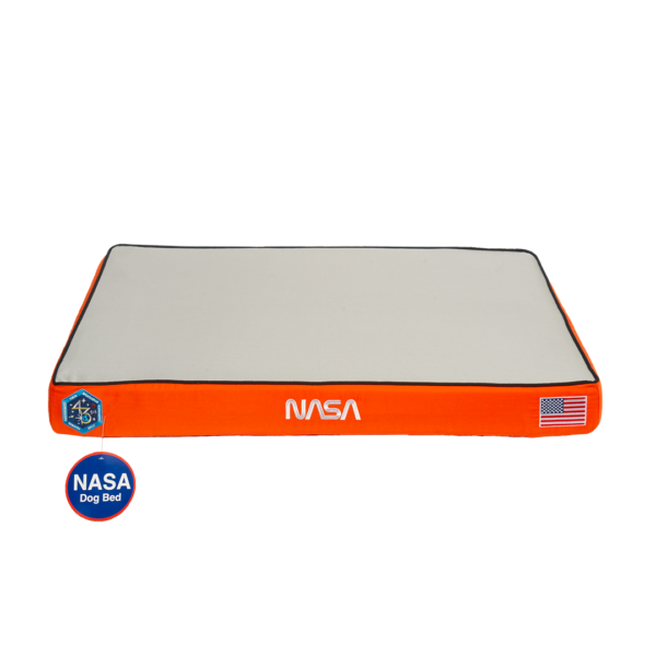 NASA Dog Bed Astro Orange