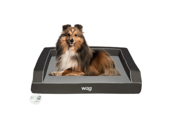 Wag Brands Dog Bed Stone Grey